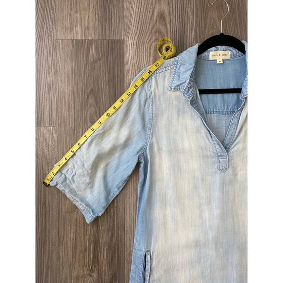 Anthropologie Cloth + Stone Women’s Denim Shirtdress - Picture 10 of 15